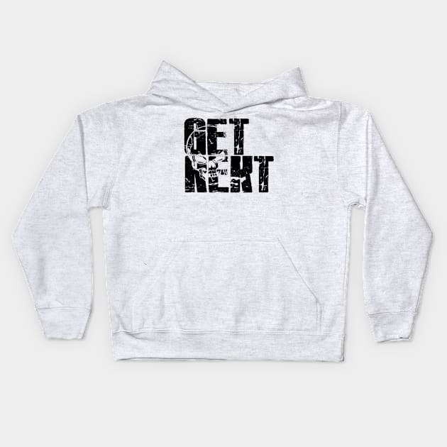 Get Rekt Kids Hoodie by rachybattlebot